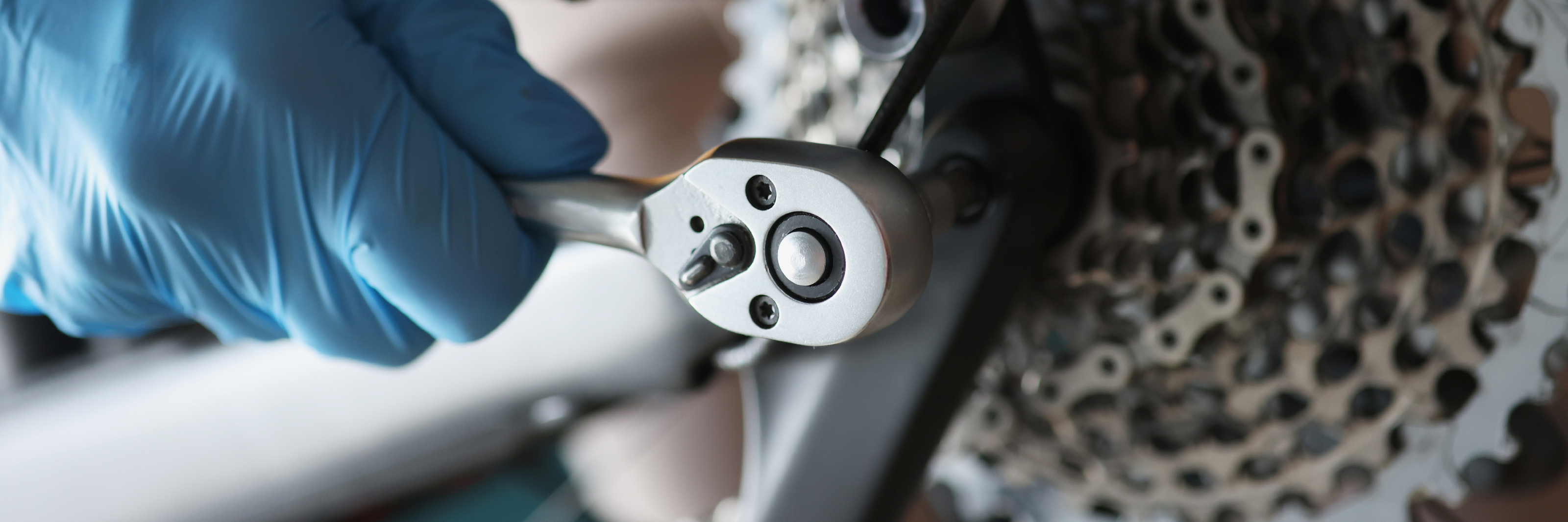 Mechanic Working in Bicycle Repair Shop, Mechanic Repairing Bike